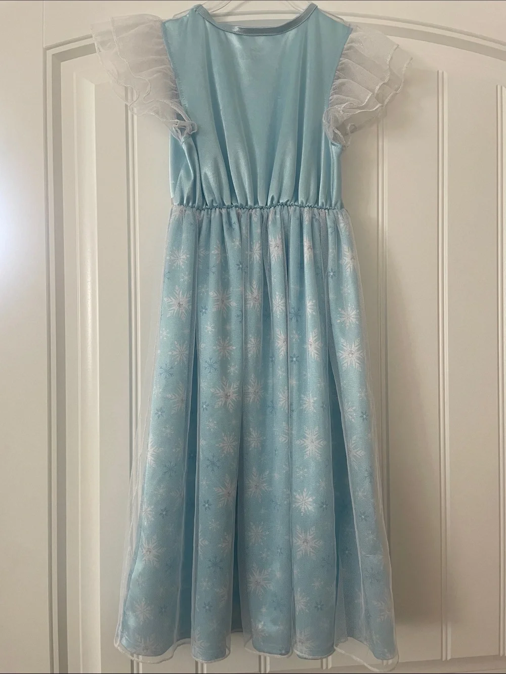 Disney Frozen Light Blue Elsa Snowflake Nightgown - Picture 3 of 4